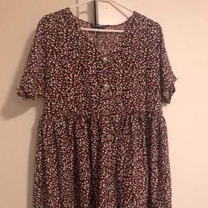 Shein babydoll dress size m